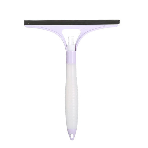 Broom Carpet Rake with Squeegee Long Handle for Pet Hair Fur Remover Broom for Fluff Carpet Hardwood Floor No Scratch